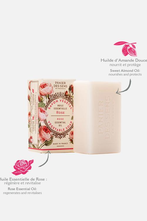 Rejuvenating rose vegetable soap bar