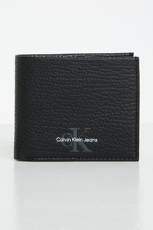 Mono textured bifold - black