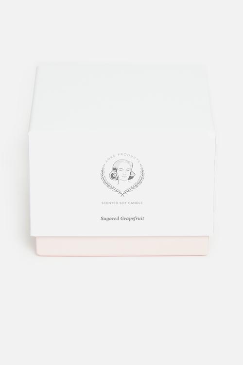 Sugared grapefruit scented soy candle - 370g