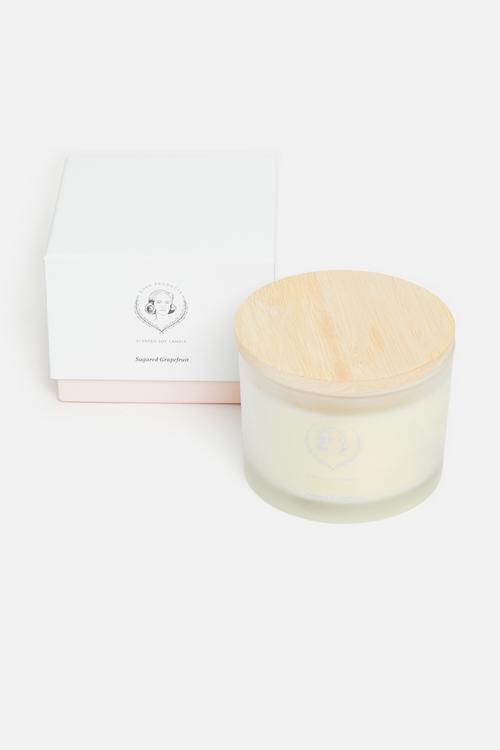Sugared grapefruit scented soy candle - 370g