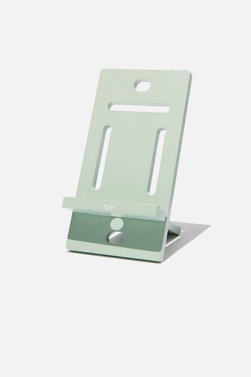 On hold phone stand - pistachio