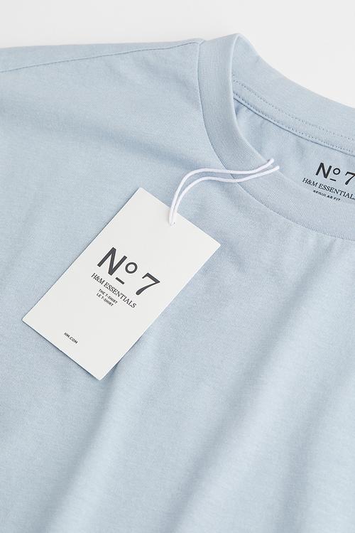 Regular fit round neck T-shirt - blue