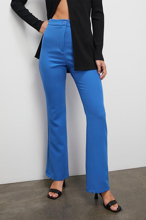 Flare leg trouser - blue