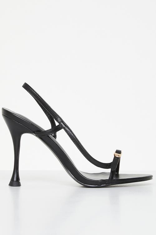 Donna slingback heel - black