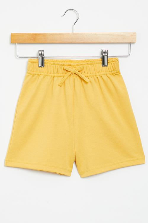 Fleece short - yellow