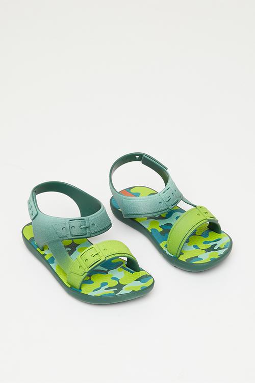 Camo  gladiator sandal -  green