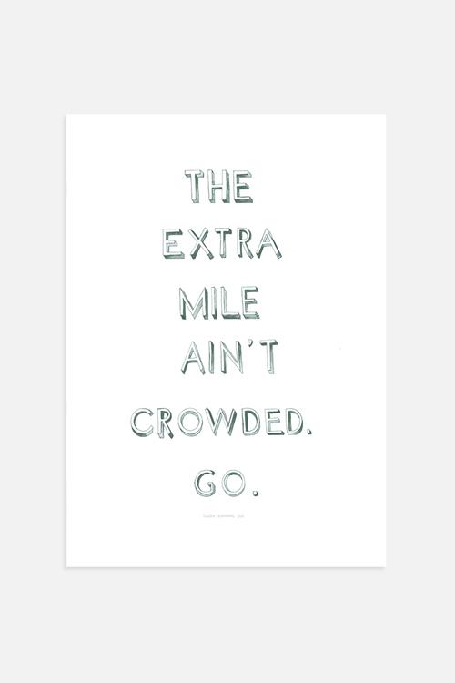Extra mile