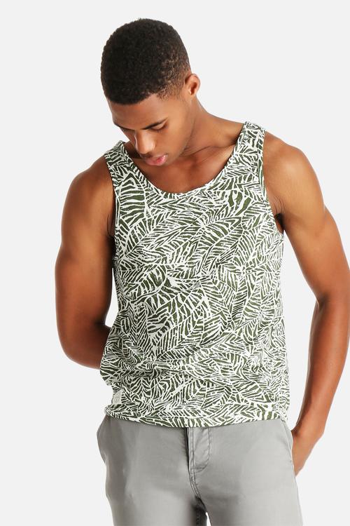 Leaf Print Vest 