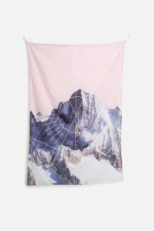 Geometric Peaks Wall Hanging