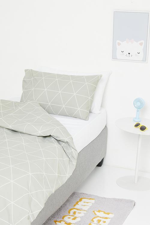 Ella duvet cover set - sage green