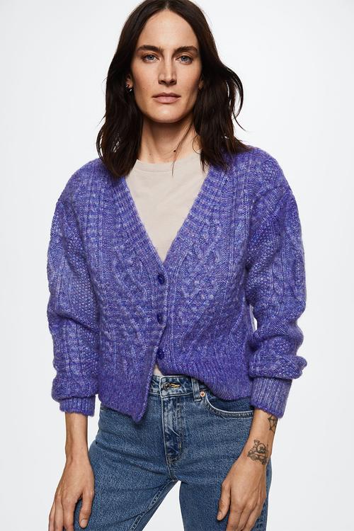 Cardigan narciso - light pastel purple