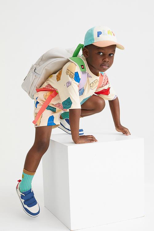 Patterned sweatshorts - light yellow/lego® collection