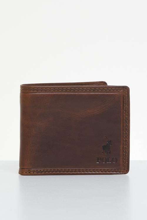 Credit card billfold - brown