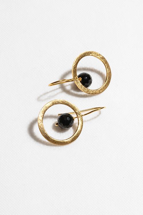 Chloe Black Spinel Earrings