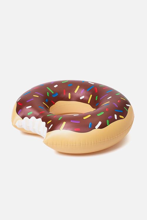 Chocolate donut float