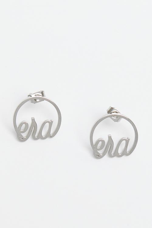 Era Logo Studs - Silver