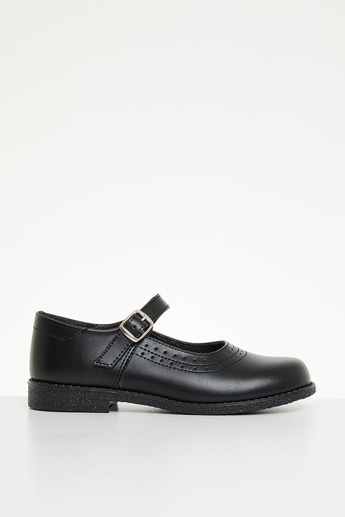 Girls school shoes - black