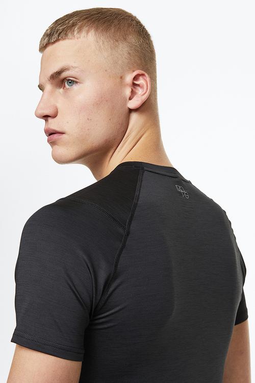 Sports top in drymove™ - black marl