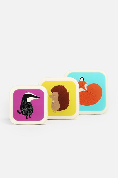 Set of 3 Rusty the Fox Snack Boxes