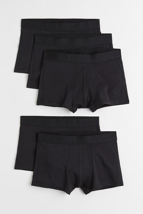 5 Pack short trunks - black