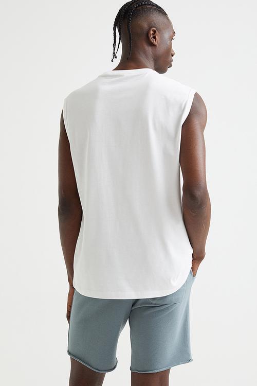 Regular fit coolmax® top - white