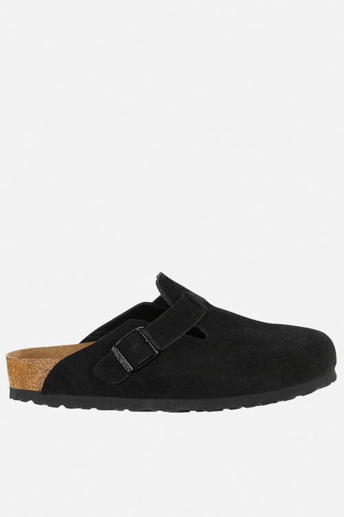 Boston sfb suede narrow - black