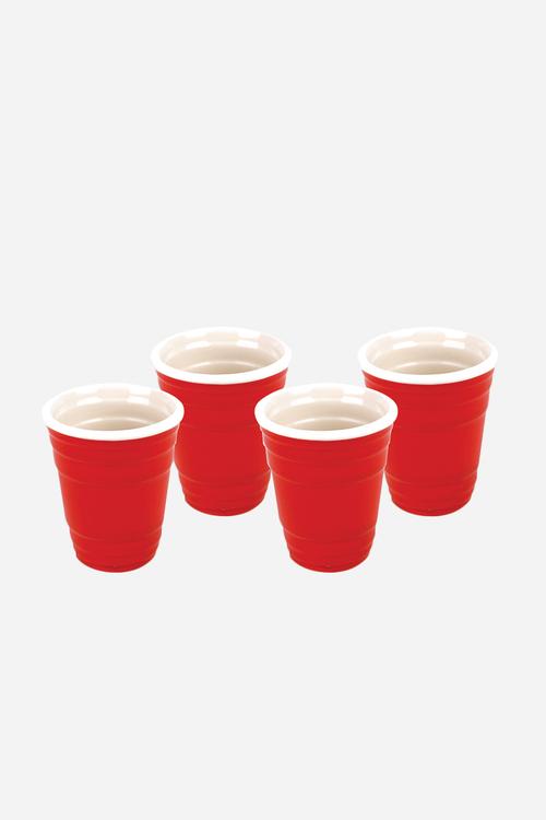 Red Cup Shot Glass Set