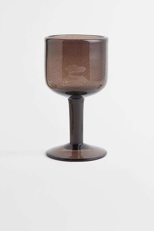 Wine glass - brown 