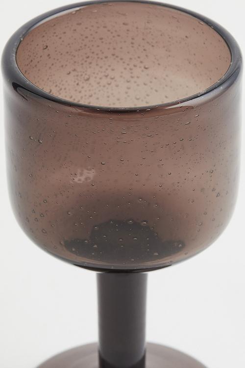 Wine glass - brown 