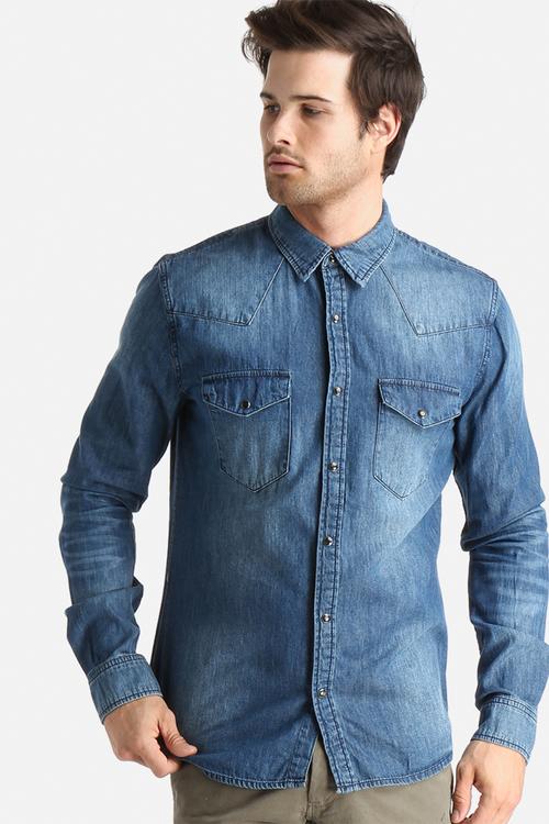 Slim Denim Shirt