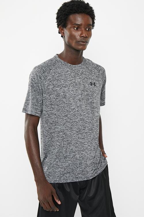 Ua tech 2.0 short sleeve tee - black