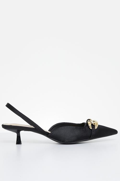 Tammy slingback heel - black