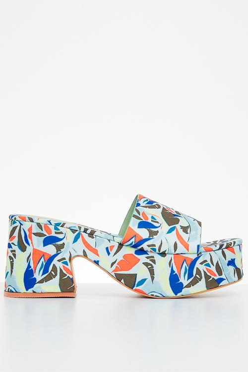 Farah block mule - multi blue