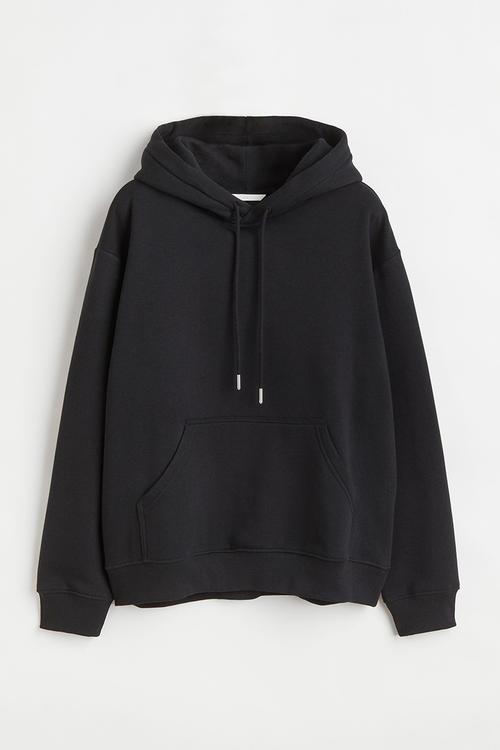 Hooded top - black