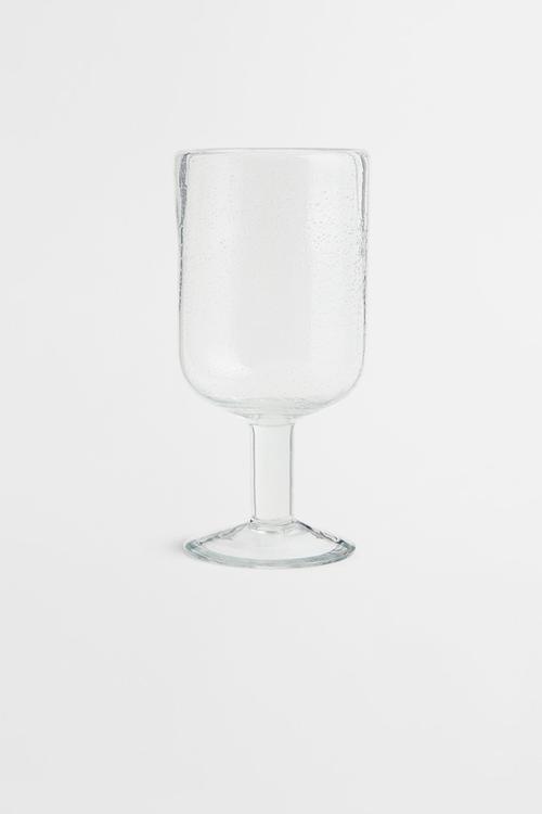 Wine glass - clear glass
