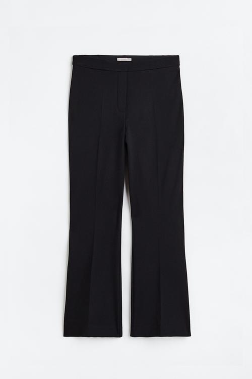 Ankle-length trousers - black