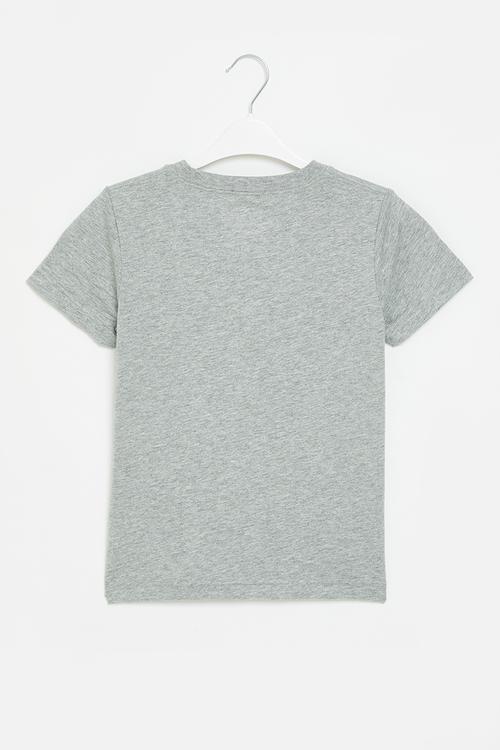 Lvb batwing graphic tee - grey heather