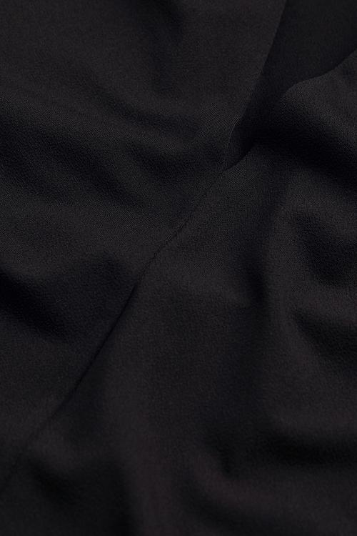 V-neck top - black