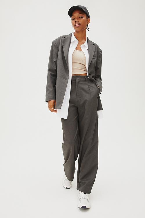 Wide trousers - grey