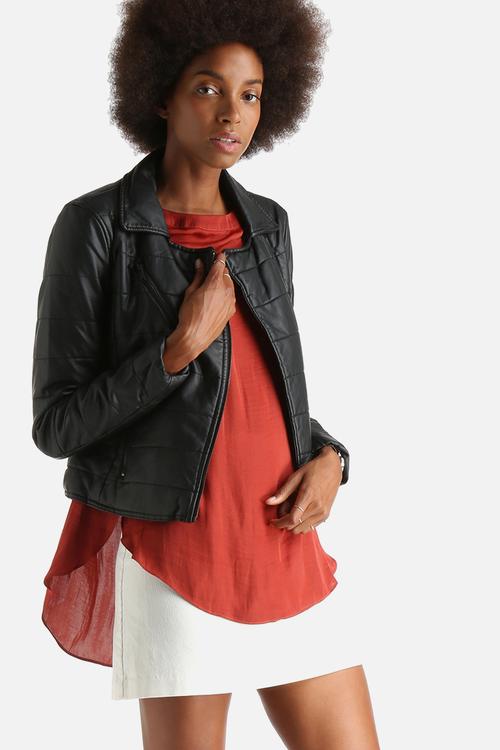 Lanes Short PU Jacket