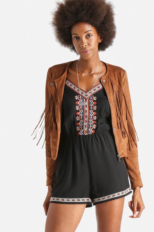 Izzy Faux Suede Jacket 