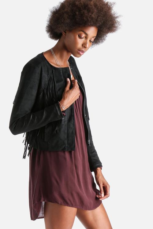 Izzy Faux Suede Jacket 