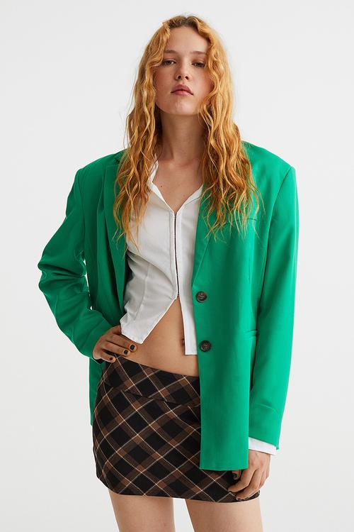 Mini skirt - black/checked
