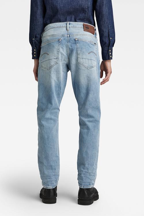 3301 regular tapered elto pure stretch denim - lt indigo aged