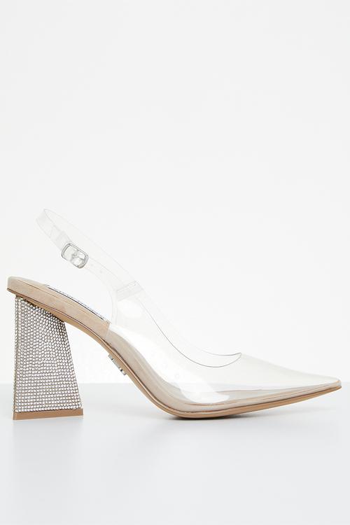 Sonata court heel - clear