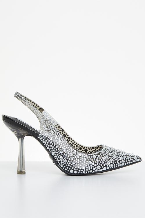 Jeweler court heel - black
