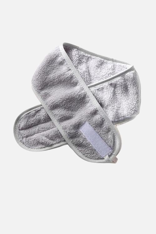 Adjustable Makeup Headband- Grey