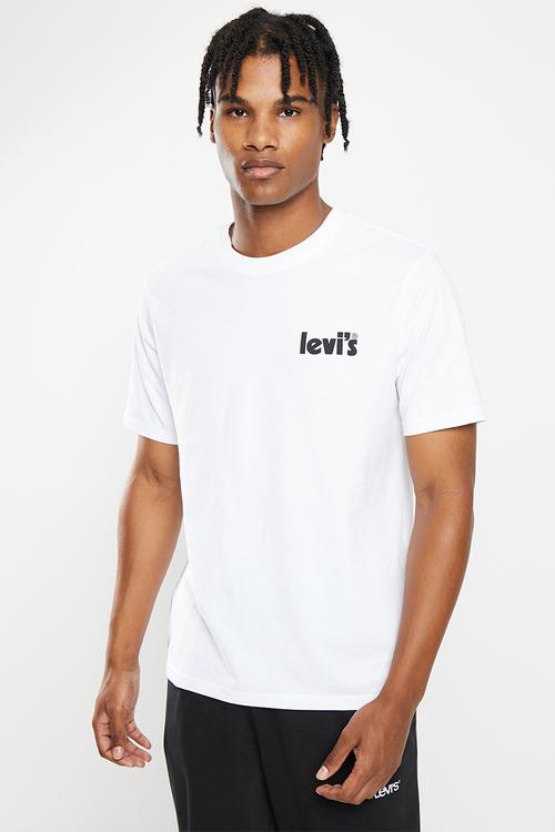 Short sleeve relaxed fit tee sports - white