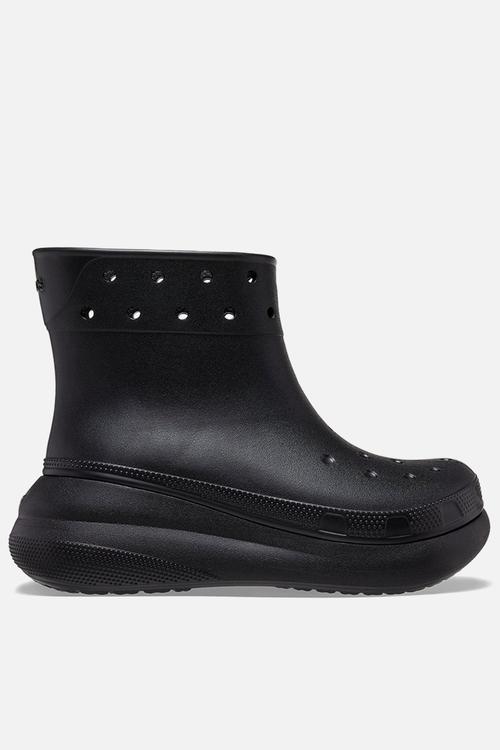 Classic crush rain boot - black