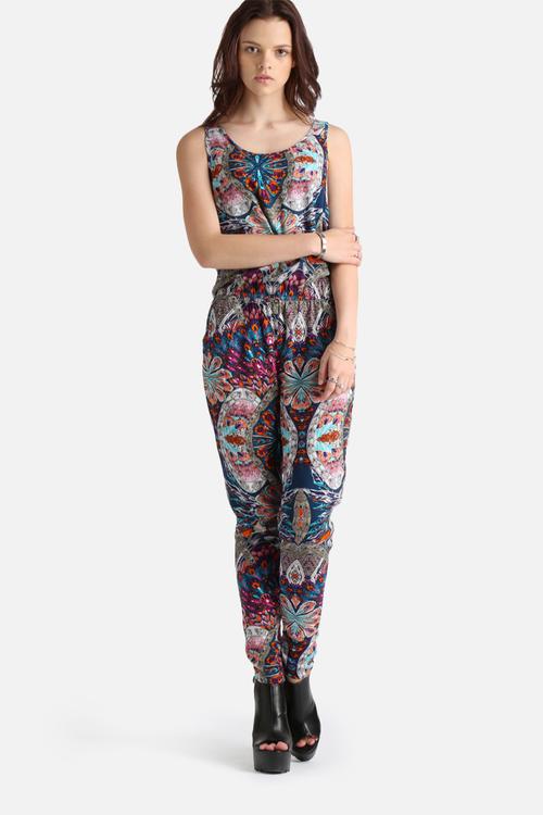 Choice Placket Jumpsuit